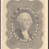 24c gray lilac Washington relief 1 single