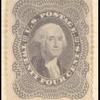 24c gray lilac Washington relief 1 single