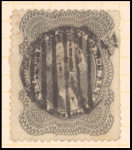 24c gray lilac Washington single