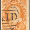 30c orange Franklin single