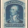 90c blue Washington single