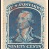 90c blue Washington single