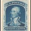90c blue Washington single