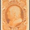 30c orange Franklin single