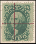 10c Washington Type V single