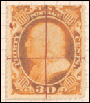 30c Franklin single