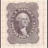 24c blackish violet Washington reprint single