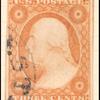 3c dull red Washington type I single
