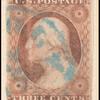 3c dull red Washington Type I used single
