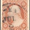 3c dull red Washington Type I single