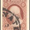 3c dull red Washington type I single
