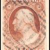 3c dull red Washington Type I single