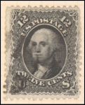 12c black Washington single