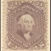 24c red lilac Washington single