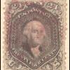 24c red lilac Washington single
