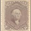 24c red lilac Washington single