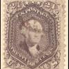 24c red lilac Washington single