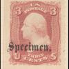 3c rose Washington specimen single