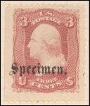 3c rose Washington specimen single