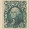 10c dark green Washington specimen single