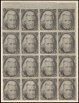 2c black Jackson block of sixteen