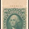 10c dark green Washington single