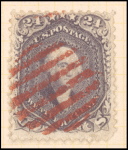 24c dark violet Washington trial color proof single