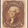 5c buff Jefferson plate essay single