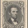 15c black Lincoln single
