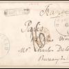 15c black Lincoln single on cover