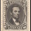 15c black Lincoln single