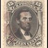 15c black Lincoln single