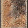 30c orange Franklin A. Grill single