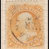 30c orange Franklin F. Grill single