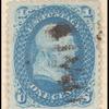 1c blue Franklin E. Grill single