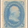 1c blue Franklin F. grill single