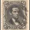 15c black Lincoln E. Grill single