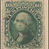 10c green Washington Z. Grill single
