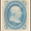 1c blue Franklin single