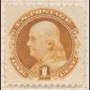 1c buff Franklin reprint single
