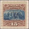 15c brown & blue Landing of Columbus re-issue single