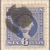 6c ultramarine Washington re-issue single