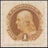 1c buff Franklin reprint single