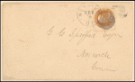 1c buff Franklin single on cover