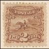 2c brown Post Horse & Rider with G. grill single