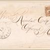 2c brown Post Horse & Rider single and bisect on cover