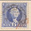 6c ultramarine Washington with G. Grill