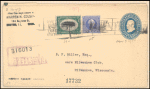 6c ultramarine Washington on cover