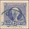 6c ultramarine Washington with G. Grill single