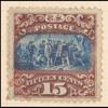15c brown & blue Landing of Columbus Type II with G. Grill